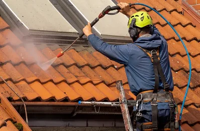 Démoussage et hydrofuge de toiture à Fontenet